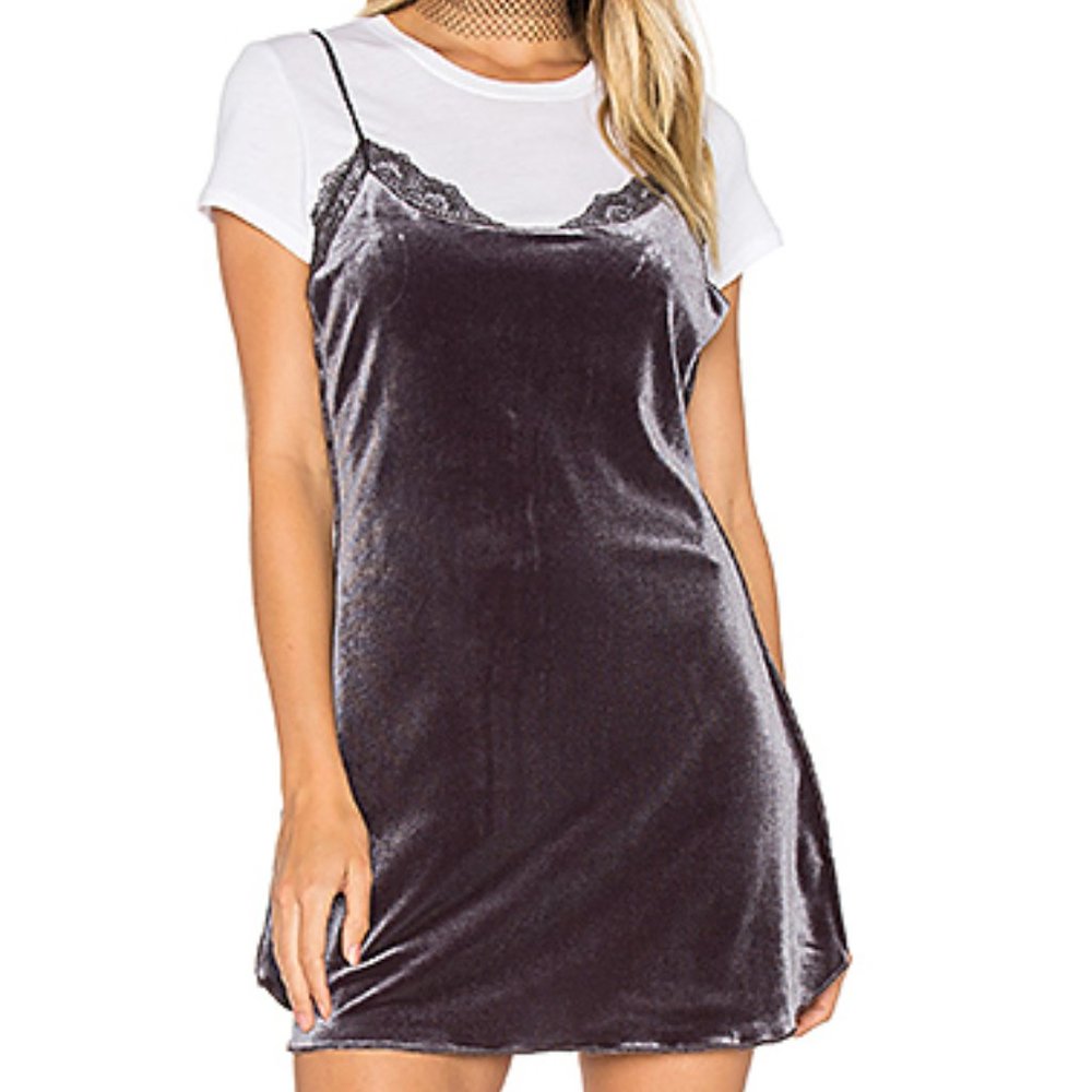 Free People Yasmine Velvet Slip